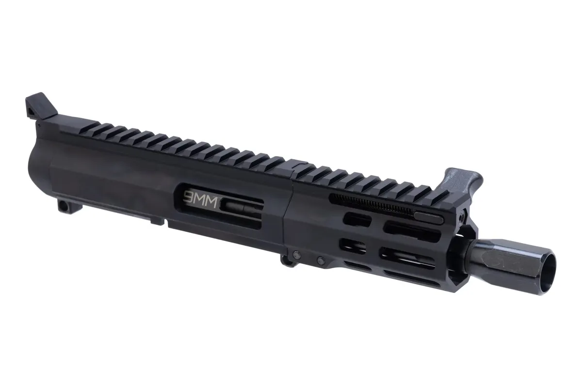 Foxtrot Mike Products MIKE-9 VFM-9 Front Charging 9mm AR-15 Complete Upper Receiver - 5.2" - Upper Receiver for AR-15, vista 1