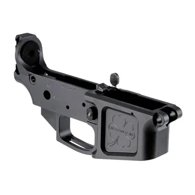 Foxtrot Mike Products Mike-15 Stripped Lowers - Mike-15 Stripped Lower Receiver W/ Pic Rail 5.56mm - Lower Receiver for AR-15, vista 1