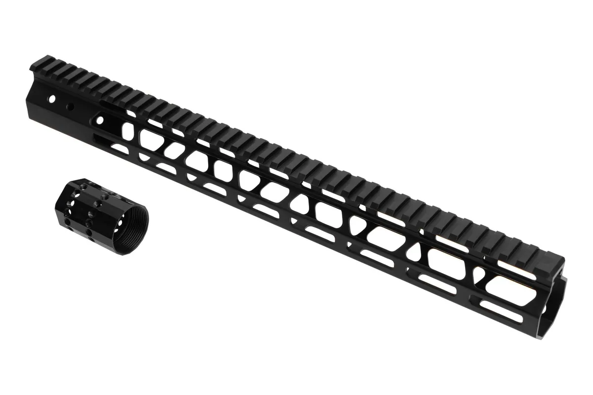 Foxtrot Mike Products Ultra Light Free Float AR-15 Handguard - M-LOK - Gen 2 - 15" - Handguard for AR-15 - view 4