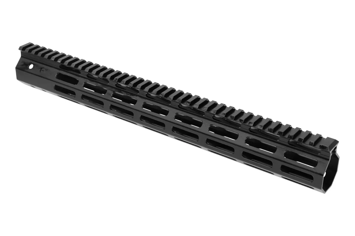 Foxtrot Mike Products Ultra Light Free Float Ar-15 Handguard - M-Lok - Gen 2 - 15" - Handguard for AR-15, vista 1
