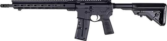 Franklin Armory 0010058BLK F17 X Gas Piston, 20+1 16" Light Barrel, Black, B5 Systems Bravo Stock & Type 23 Grip - Complete Rifle - view 1