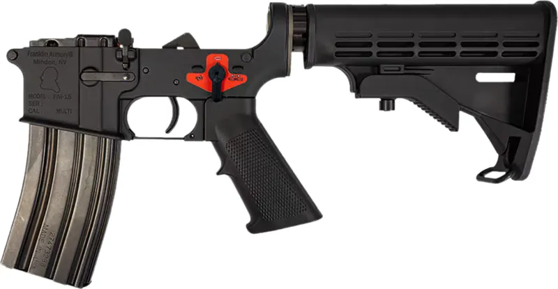 Franklin Armory BFSIII Aluminum Black Hardcoat Anodize M4 Rifle Lower Receiver - 0020024BLK - Lower Receiver for AR-15 - view 2