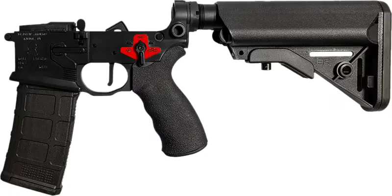 Franklin Armory Libertas Billet Lower Receiver, .223/5.56 NATO, 16\" Barrel, 30-Round Capacity, Semi-Automatic, Black Hardcoat Anodized - 0020023BLK - Lower Receiver for AR-15 - view 2