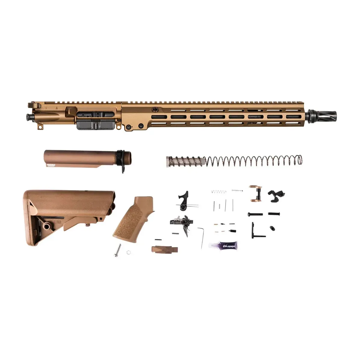 Geissele Automatics Ar-15 Super Duty Rifle Build Kit 5.56mm - Brownells Geissele 5.56 Super Duty Rifle Build Kit Black - Upper Receiver for AR-15 - view 2