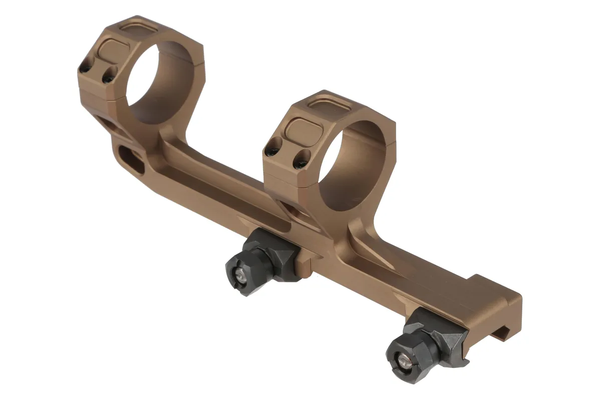 Geissele Automatics AR-15 Super Precision Hyper Extended 30mm Scope Mount - Desert Dirt - Optic Mount, vista 4