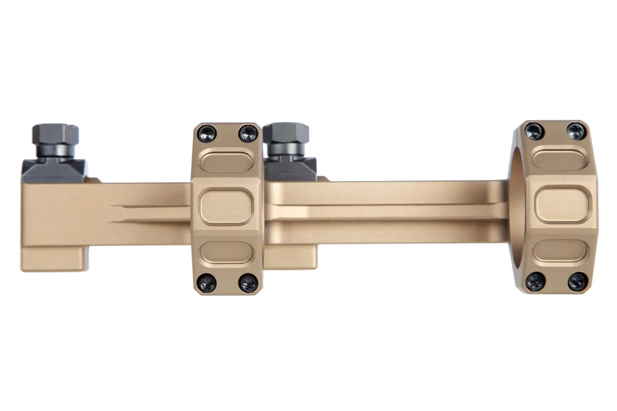 Geissele Automatics AR-15 Super Precision Hyper Extended 34mm Scope Mount - Desert Dirt - Optic Mount - view 4