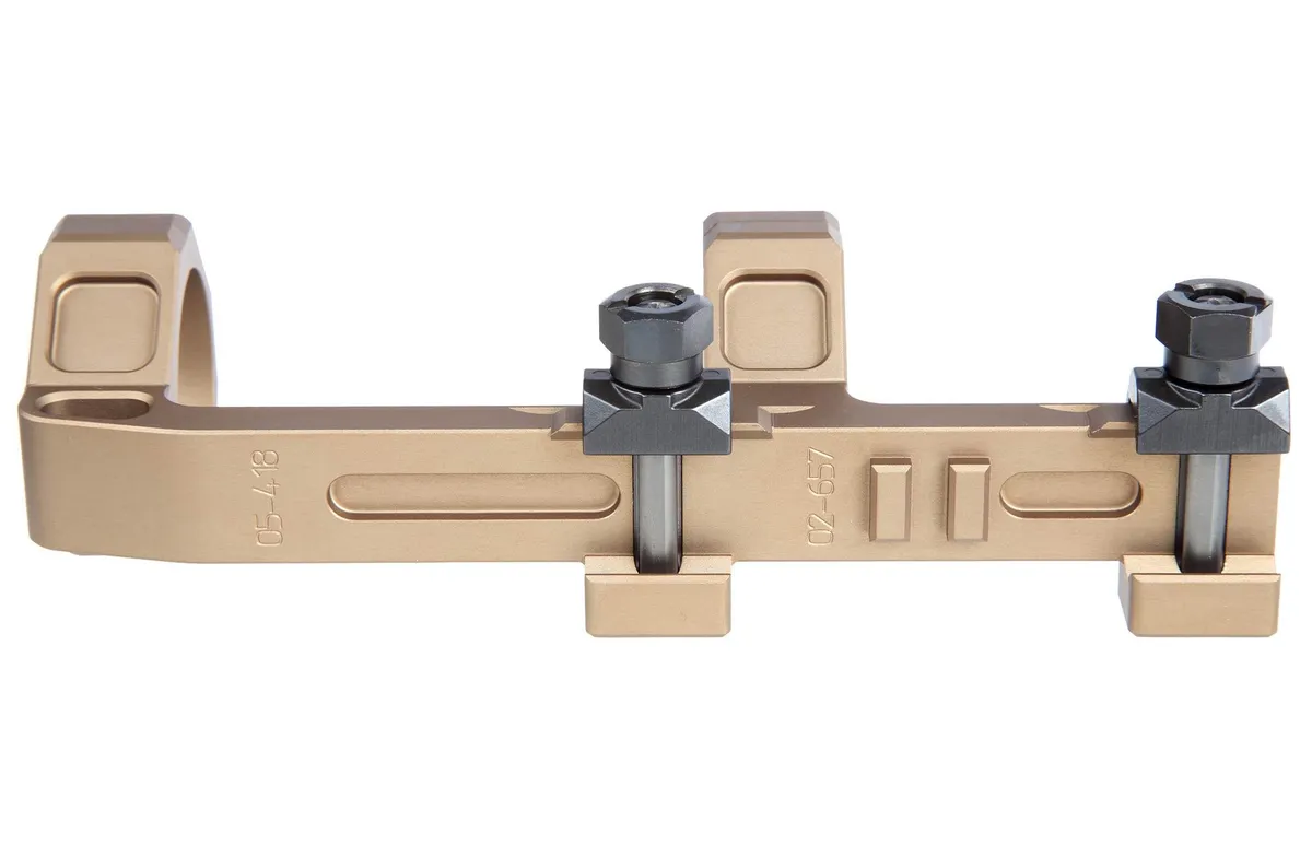 Geissele Automatics AR-15 Super Precision Hyper Extended 34mm Scope Mount - Desert Dirt - Optic Mount - view 5