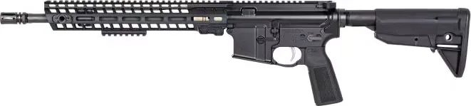 Geissele Automatics Border Patrol 08-494B Rifle 5.56 NATO 14.5" 30+1 Semi-Auto P&W Ext A2 M-LOK BCM Stock Black - Complete Rifle, vista 1