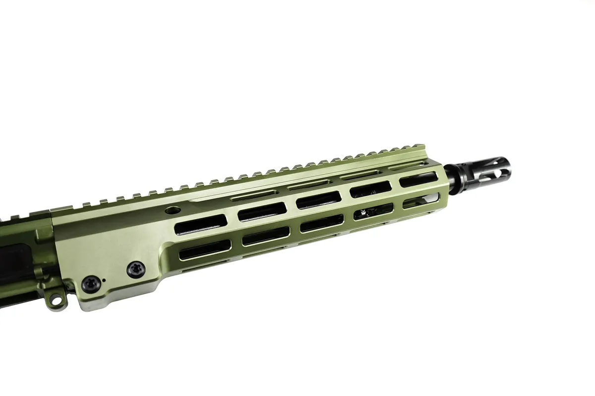 Geissele Automatics Duty AR-15 Complete Upper Receiver Carbine - 40mm Green - 11.5" - Upper Receiver for AR-15 - view 2