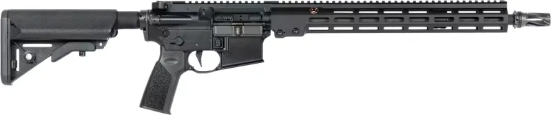 Geissele Automatics Super Duty Mod1 08-625B Rifle, 5.56 NATO, 16" Heavy Barrel, B5 Stock, M-LOK, HUXWRX QD FH, Black, Semi-Auto - Complete Rifle, vista 1