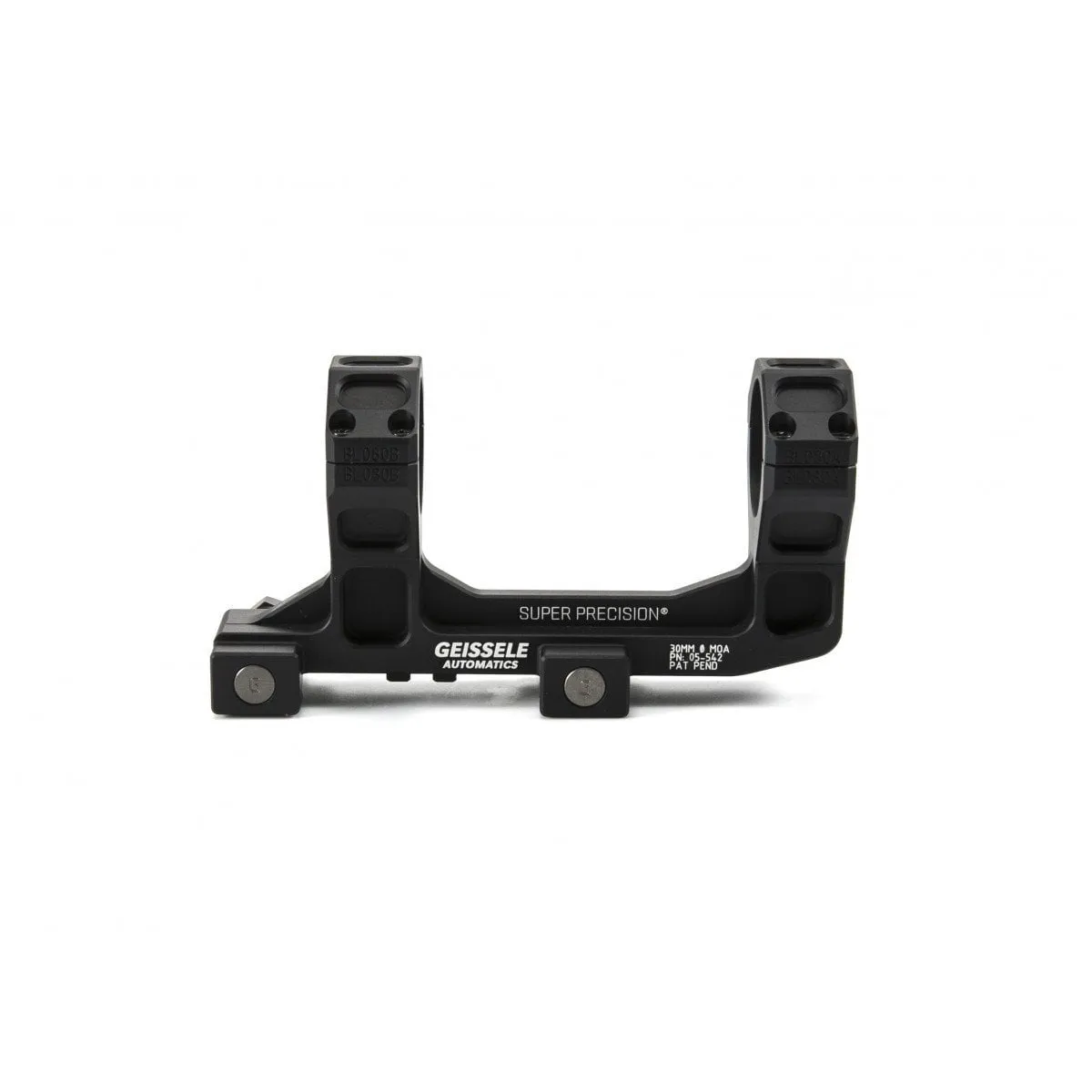 Geissele Automatics Geissele Super Precision 30mm Scope Mount - Black - Optic Mount, vista 1