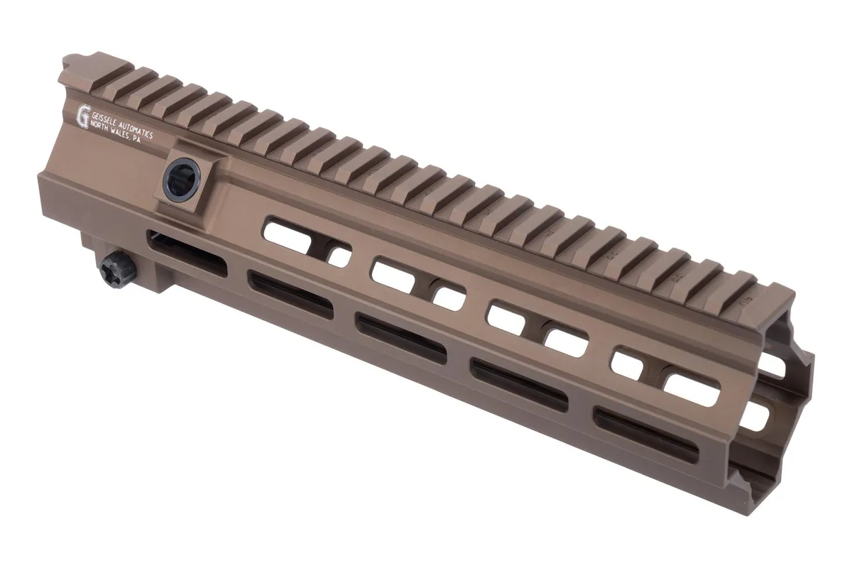 Geissele Automatics Hk M-Lok Rails - 10.5 Hk Rail M-Lok Desert Dirt Color - Handguard for AR-15 - view 2