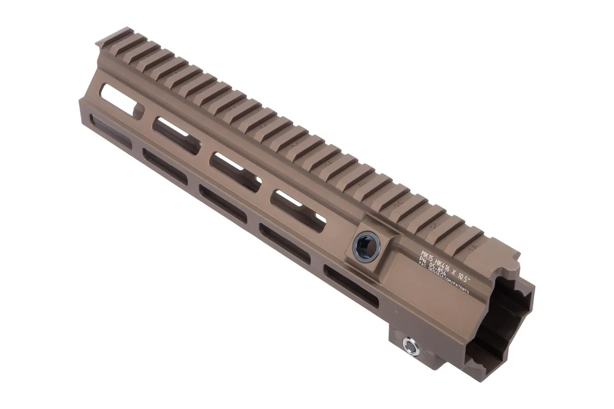 Geissele Automatics Hk M-Lok Rails - 10.5 Hk Rail M-Lok Desert Dirt Color - Handguard for AR-15 - view 4