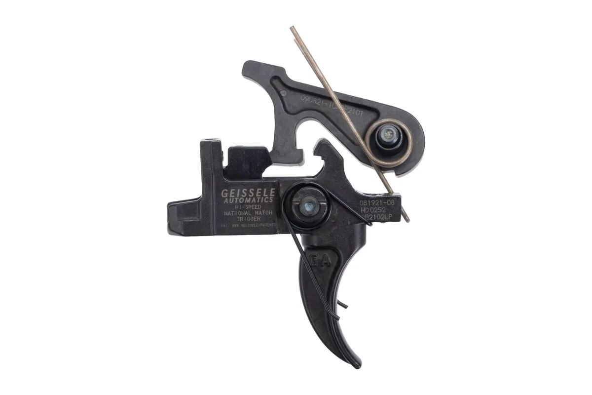 Geissele Automatics Llc Hi-Speed National Match Trigger Set, Large Pin - Trigger for AR-15, vista 1