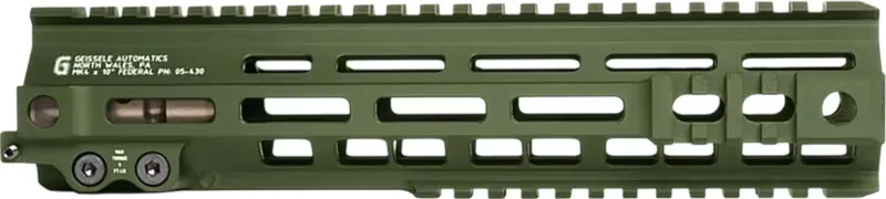 Geissele Automatics Llc Mk4 10" Federal Super Modular Rail M-Lok Od Green - Handguard for AR-15 - view 2