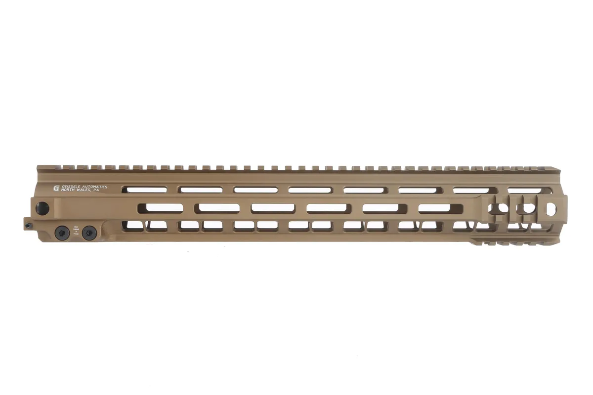 Geissele Automatics Super Modular Mk4 Ar-15 Handguard M-Lok - Desert Dirt - 15" - Handguard for AR-15 - view 5