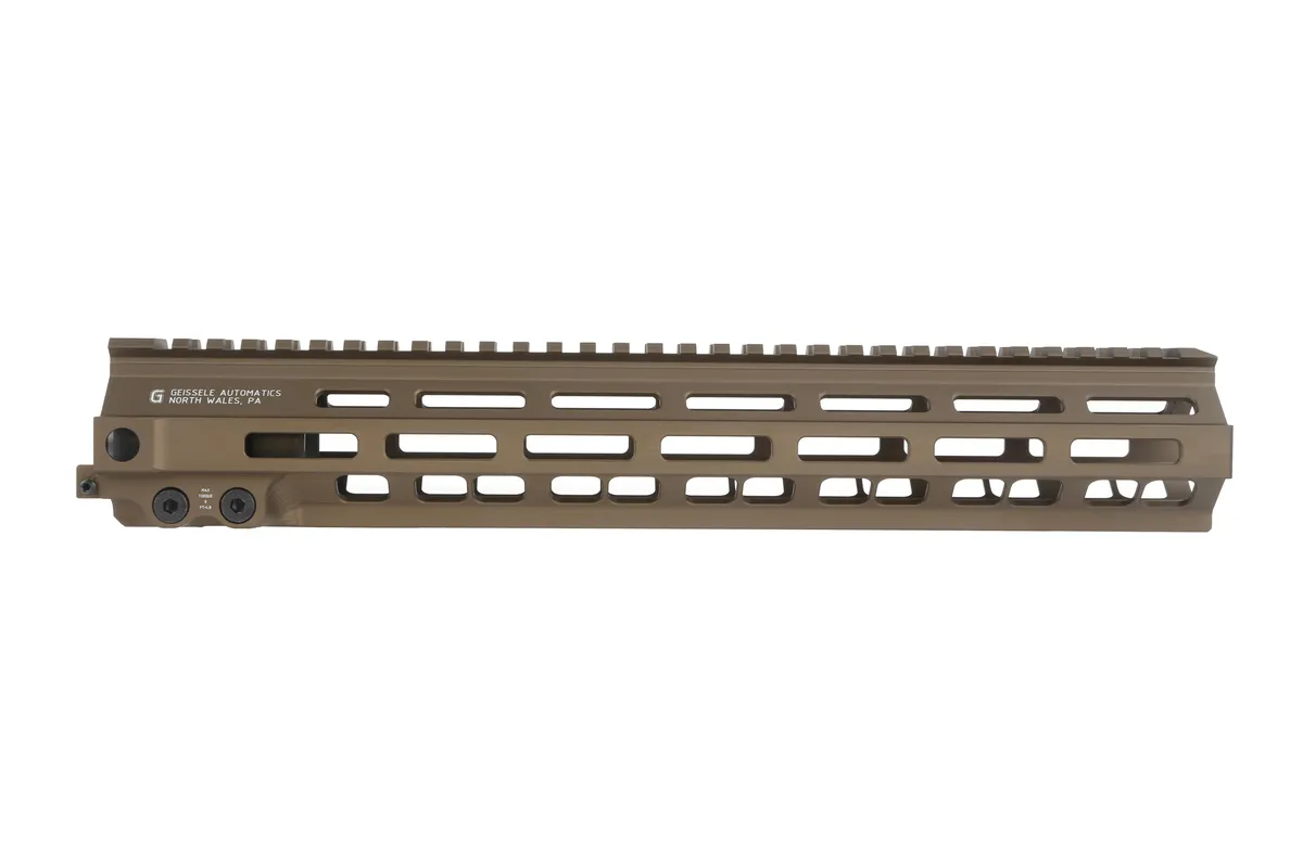 Geissele Automatics Super Modular Mk8 Rail Ar-15 Handguard - M-Lok - Desert Dirt - 13.5" - Handguard for AR-15 - view 4