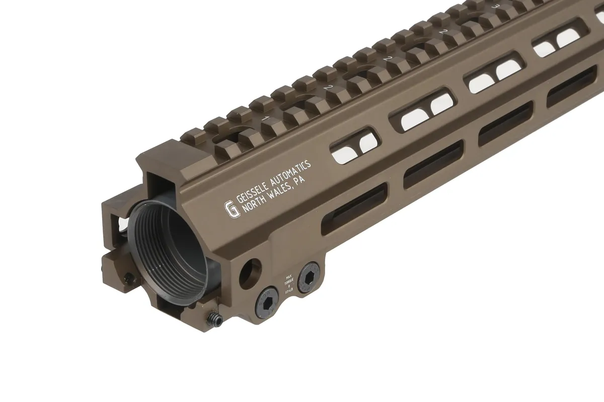 Geissele Automatics Super Modular Mk8 Rail Ar-15 Handguard - M-Lok - Desert Dirt - 13.5" - Handguard for AR-15 - view 5