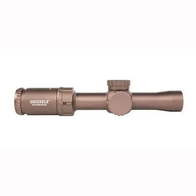 Geissele Automatics Super Precision 1-6x26 Rifle Scope - DMMR-1 Reticle - Desert Dirt - Rifle Scope - view 1