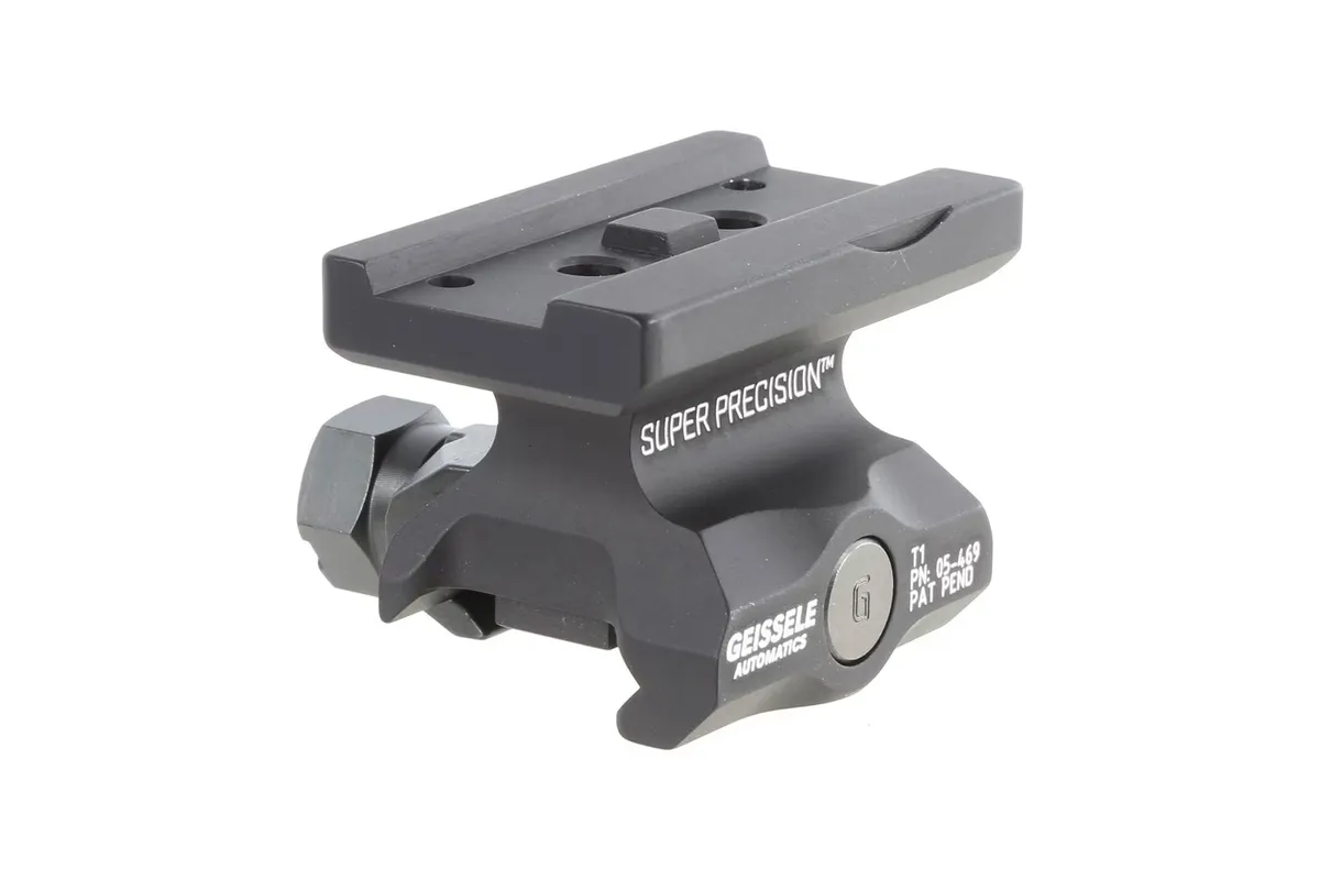 Geissele Automatics Super Precision Aimpoint T2 Mount - Lower 1/3 Cowitness - Black - Optic Mount - view 2