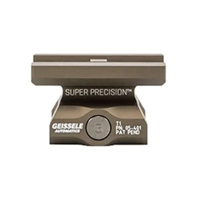 Geissele Automatics Super Precision Aimpoint T2 Mount - Lower 1/3 Cowitness - Desert Dirt - Optic Mount - view 1