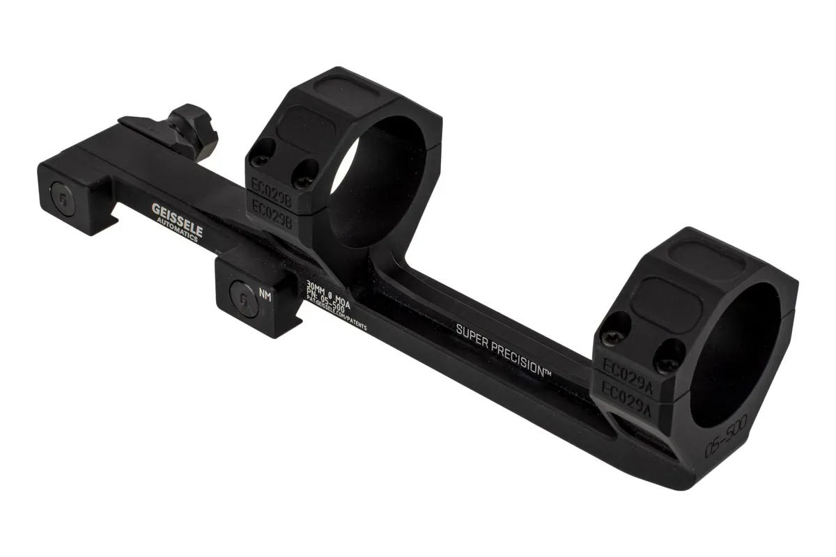 Geissele Automatics Super Precision High Power National Match Long 30mm Scope Mount - Black - Optic Mount - view 1