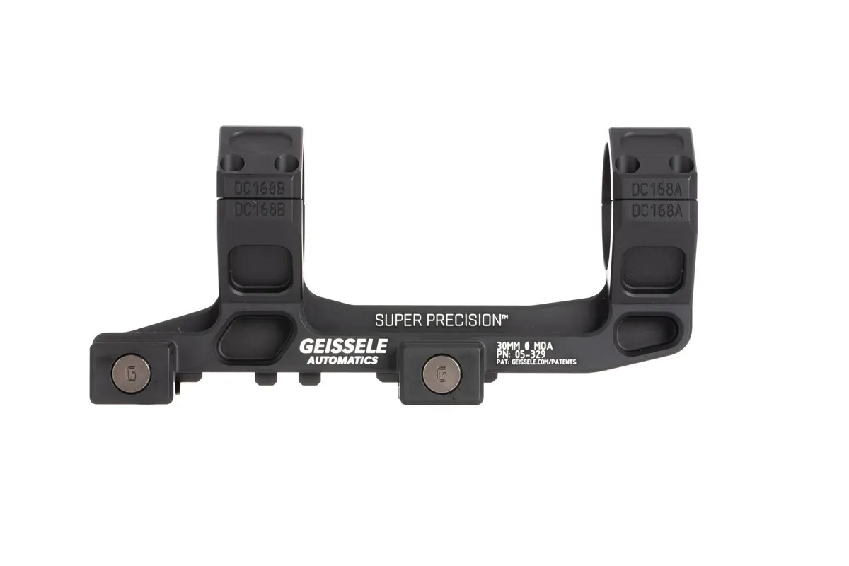 Geissele Automatics Super Precision Mount 30mm fits Vortex 1-6X Scopes Black Color Anodized Finish - Optic Mount - view 2