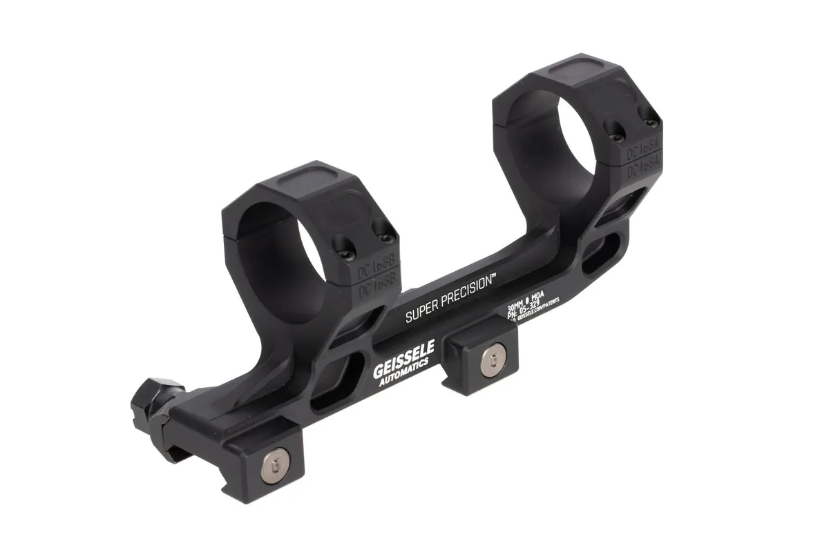 Geissele Automatics Super Precision Mount 30mm fits Vortex 1-6X Scopes Black Color Anodized Finish - Optic Mount - view 3