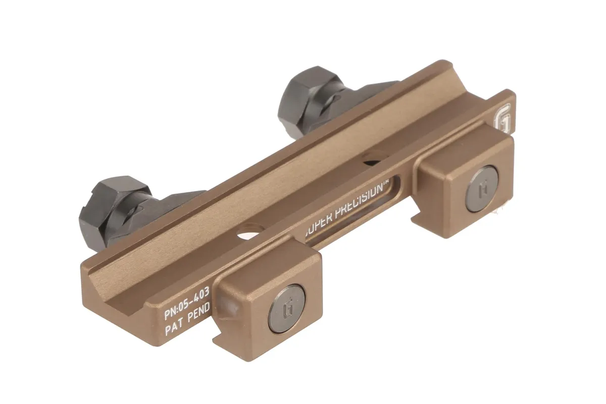 Geissele Automatics Super Precision Trijicon ACOG Scope Mount - Desert Dirt - Optic Mount - view 2
