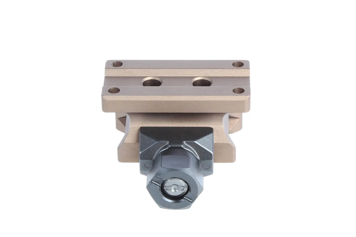 Geissele Automatics Super Precision Trijicon MRO Mount - Absolute Cowitness - Desert Dirt - Optic Mount - view 3
