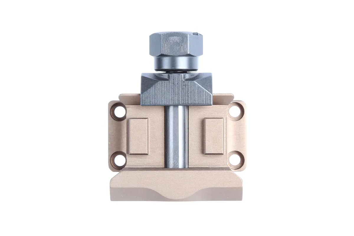 Geissele Automatics Super Precision Trijicon MRO Mount - Absolute Cowitness - Desert Dirt - Optic Mount - view 5