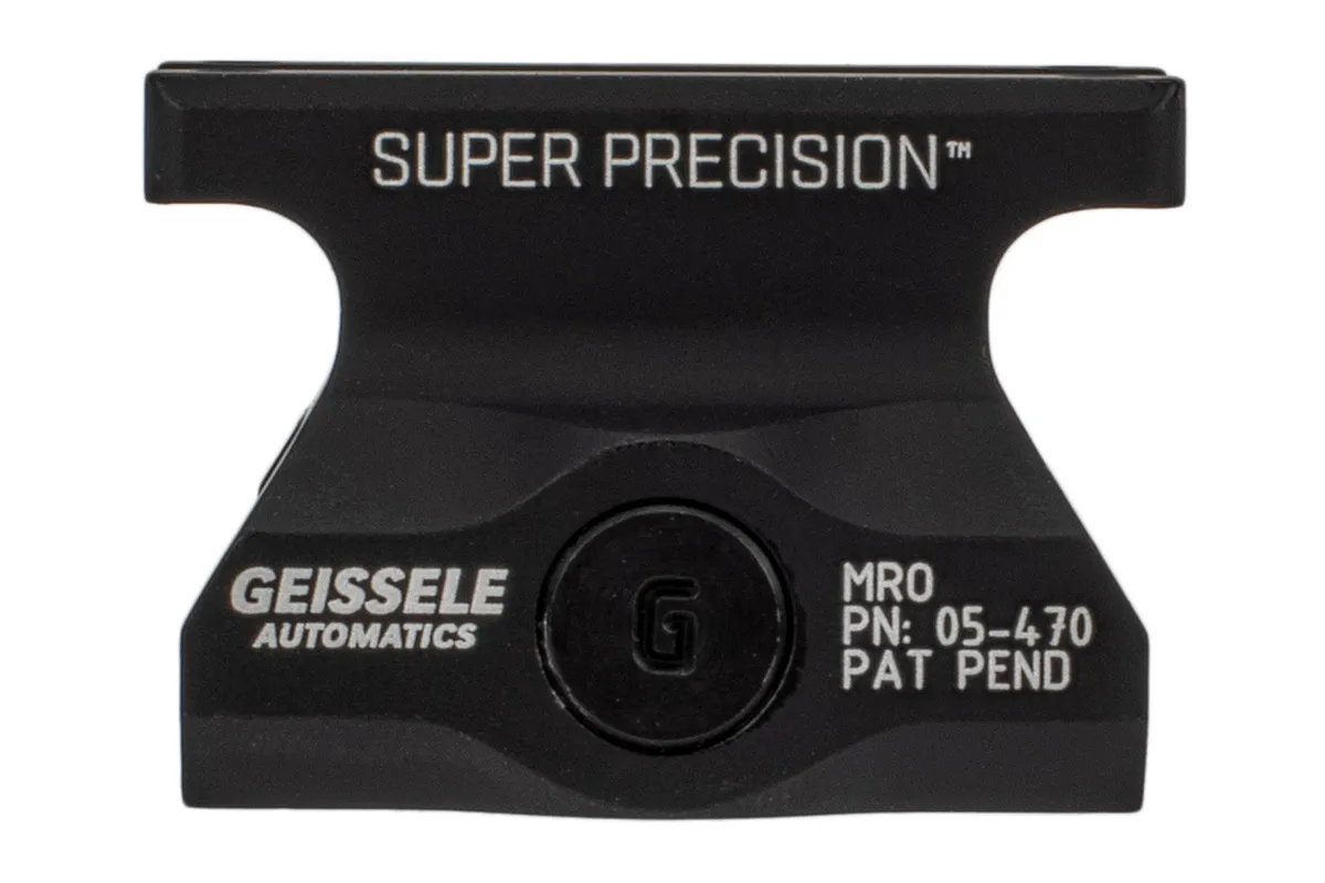 Geissele Automatics Super Precision Trijicon MRO Mount - Lower 1/3 Cowitness - Black - Optic Mount - view 2