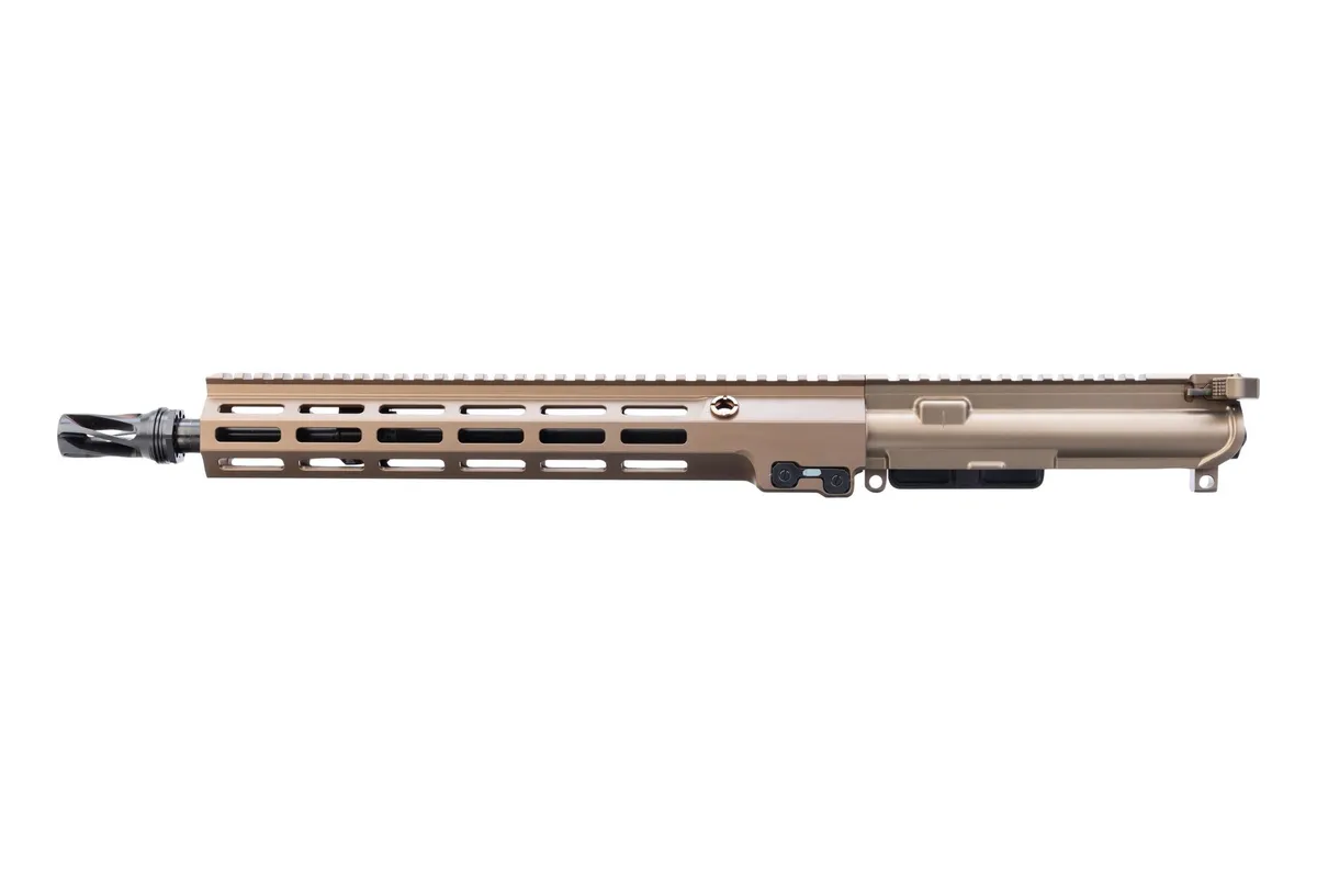 Geissele Automatics Super Duty Mod 1 13.90" Upper 5.56x45mm 1:7 M-LOK Rail with BCG and CH, Desert Dirt - 08-546S - Upper Receiver for AR-15 - view 2
