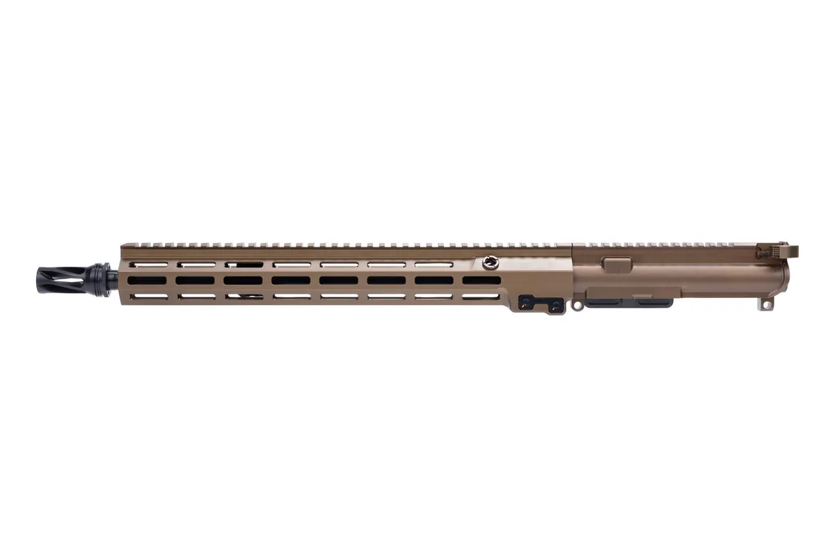 Geissele Automatics Super Duty Mod 1 16" Upper 5.56x45mm 1:7 M-LOK Rail with BCG and CH, Desert Dirt - Precision Build - 08-548S - Upper Receiver for AR-15 - view 2