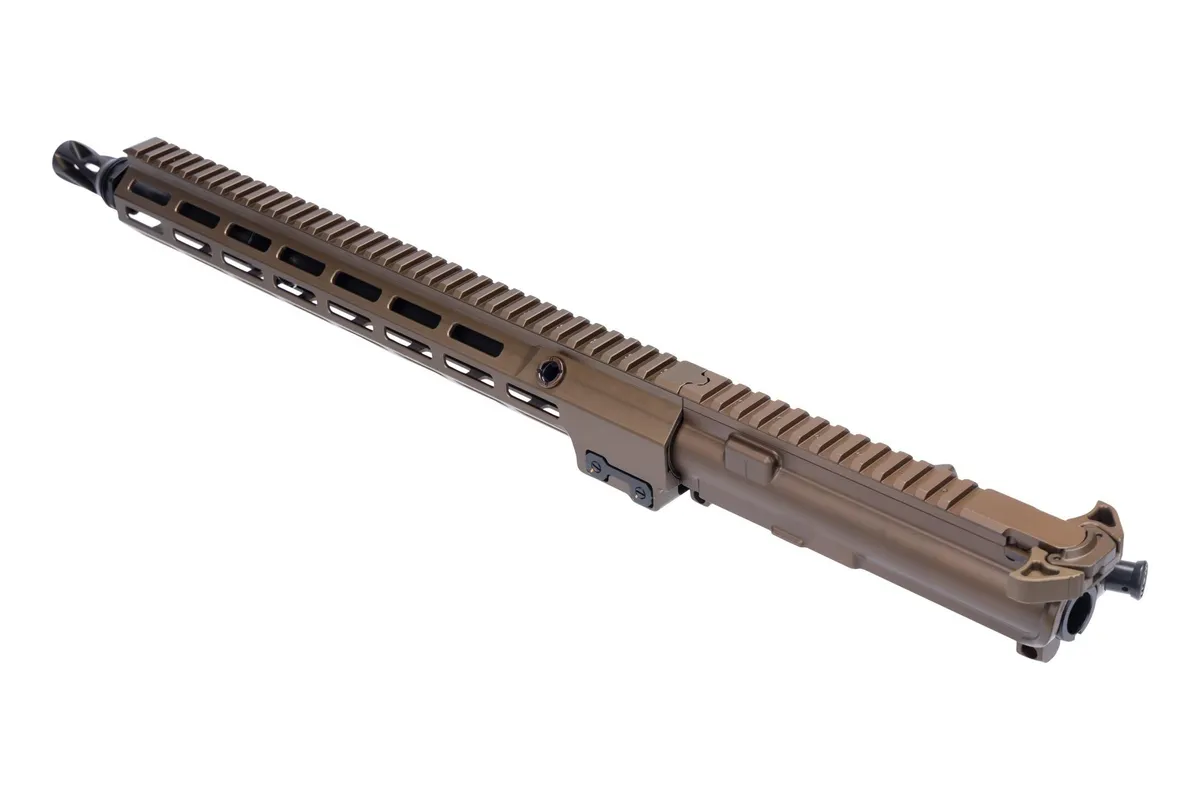 Geissele Automatics Super Duty Mod 1 16" Upper 5.56x45mm 1:7 M-LOK Rail with BCG and CH, Desert Dirt - Precision Build - 08-548S - Upper Receiver for AR-15 - view 3