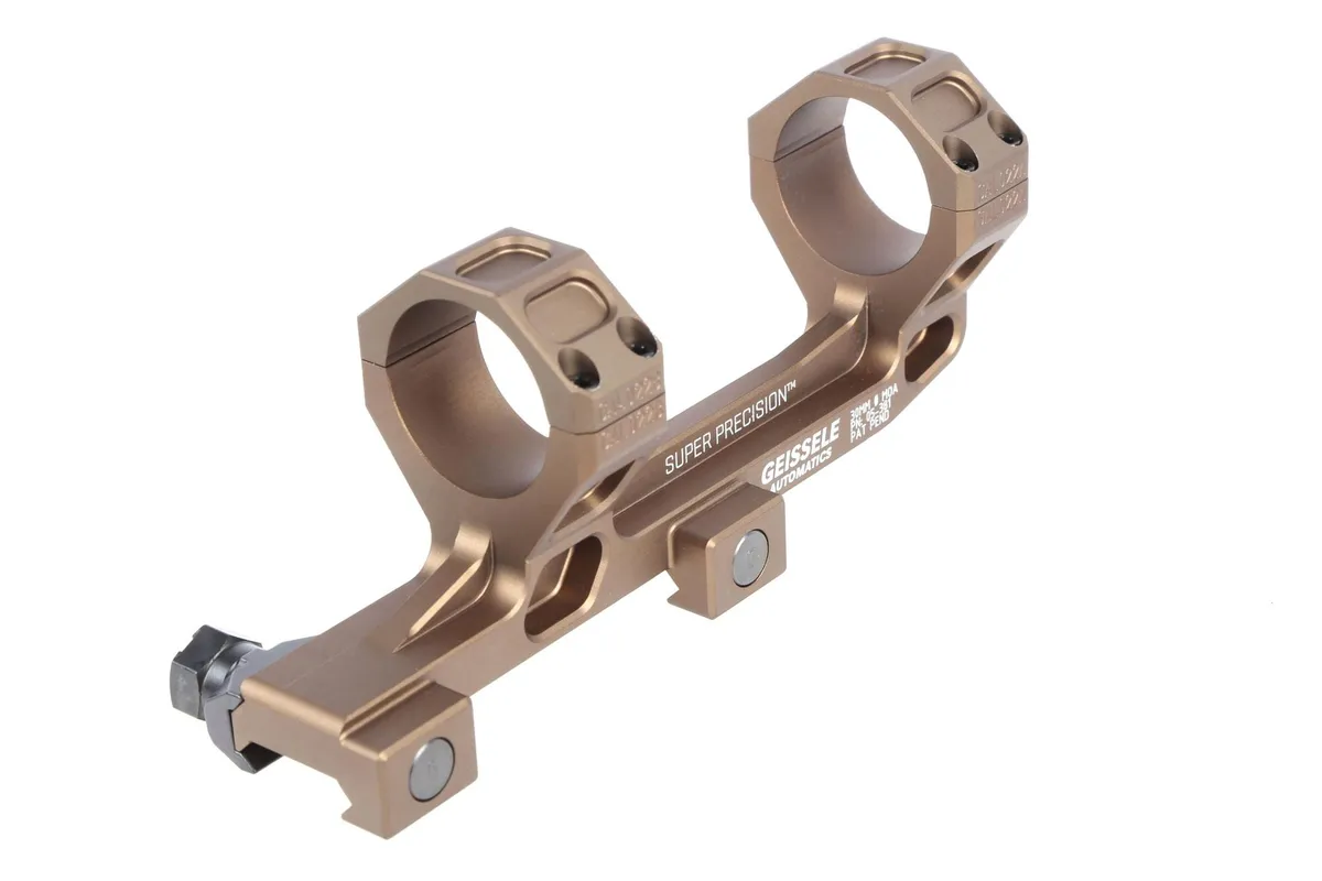 Geissele Automatics Geissele Super Precision Extended Mount 30mm, Desert Dirt - 05381S - Optic Mount - view 2