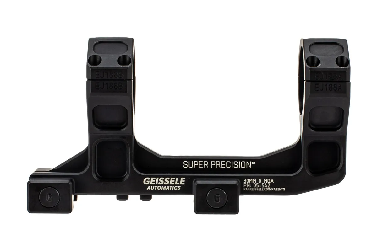 Geissele Automatics Geissele Super Precision Scope Mount AR-15 30mm 1.93in Height Vortex 1-6 Black - Optic Mount - view 2