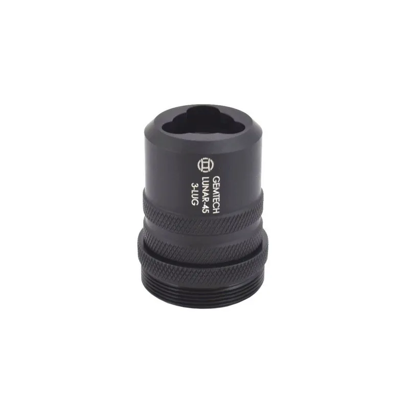 GEMTECH HK Female 3-Lug Mount for GM-45 Lunar 45 Suppressors (12199) - Suppressor, vista 1
