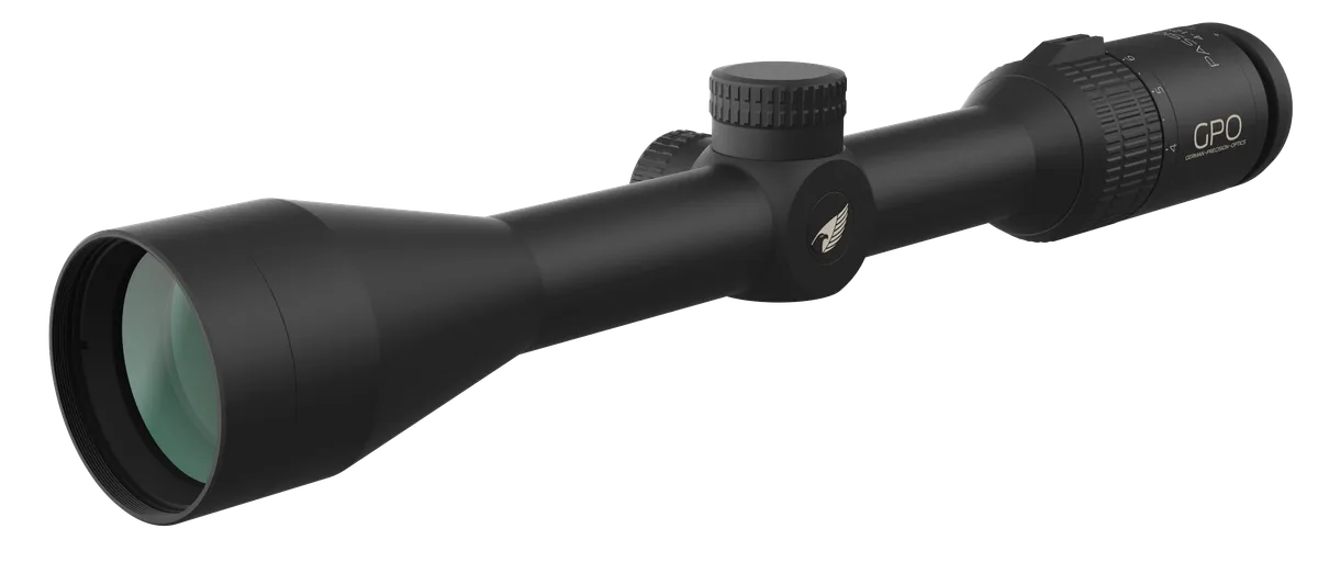 German Precision Optics GPO USA PASSION 4-12X42 Rifle Scope - PLEX Reticle - Rifle Scope, vista 3