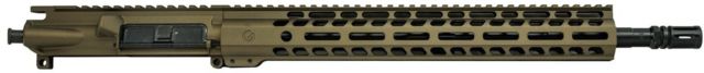 Ghost Firearms Elite Complete Upper Receiver 9mm 9x19 Para 16 inch 4150 Light HBAR Barrel 1-10 Twist 14 inch M-LOK Free Float Hand Guard A2 Flash - Upper Receiver for AR-15, vista 1