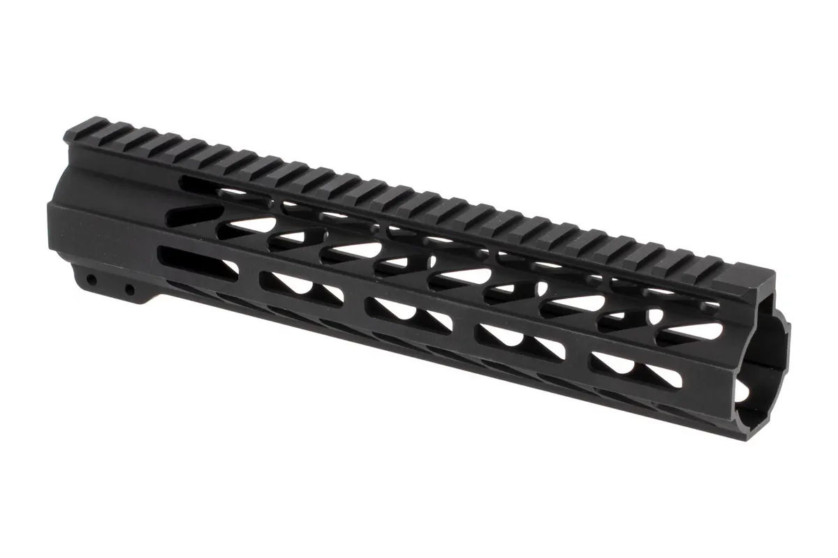 Ghost Firearms No Logo M-Lok Ar-15 Handguard - Black - 10" - Handguard for AR-15, vista 2