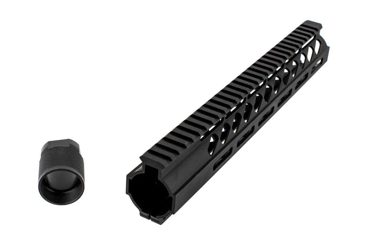 Ghost Firearms No Logo M-Lok Ar-15 Handguard - Black - 12" - Handguard for AR-15, vista 5