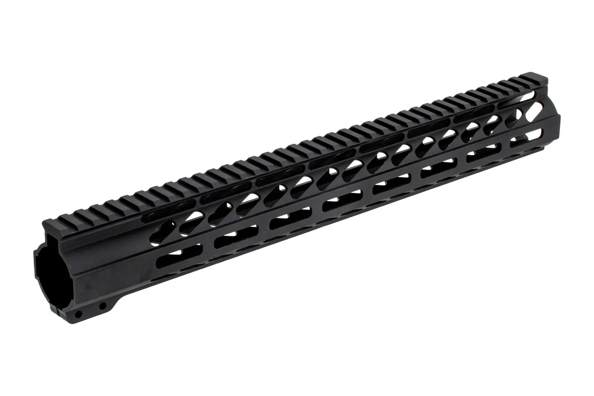 Ghost Firearms No Logo M-Lok Ar-15 Handguard - Black - 15" - Handguard for AR-15, vista 4
