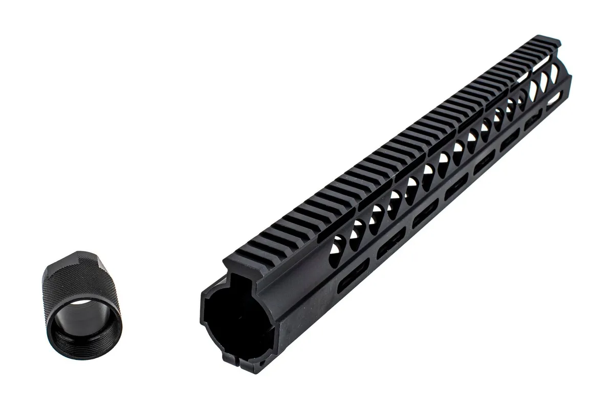 Ghost Firearms No Logo M-Lok Ar-15 Handguard - Black - 15" - Handguard for AR-15, vista 5