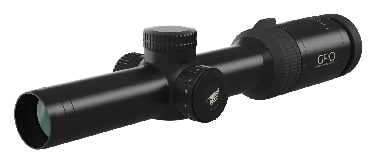 German Precision Optics GPO USA PASSION 6X 1-6X24I Rifle Scope - German #4 Reticle - Rifle Scope - view 3