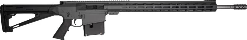 Great Lakes Firearms and Ammunition Great Lakes Firearms GL10 GL10LA30-06SSSNP Rifle 30-06 Springfield 24" 5+1 Semi-Auto Threaded Stainless Barrel, Cerakote Gray, Hogue Stock - Barrel for AR-15, vista 1