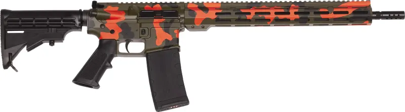 Great Lakes Firearms AR-15 Rifle, .223 Wylde 16" 4150 Black Nitride Barrel, 7075 T6 Receiver, Mission Deer Camp Cerakote Finish GL15223 M-CMP - Complete Rifle - view 1