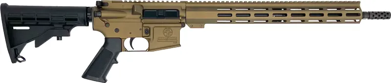 Great Lakes Firearms AR-15 Rifle, .223 Wylde 16" Black Nitride Barrel, 15.25" M-LOK Rail, 7075 T6 Receiver, Bronze Cerakote Finish - GL15223 BRZ - Complete Rifle - view 1