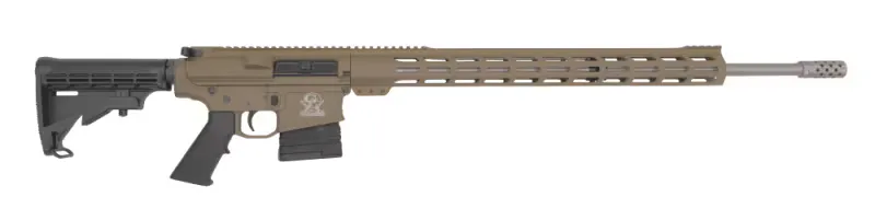 Great Lakes Firearms GL10243SS FDE AR10 Rifle .243 WIN. 24" S/S Barrel5rdFDE - Complete Rifle - view 1
