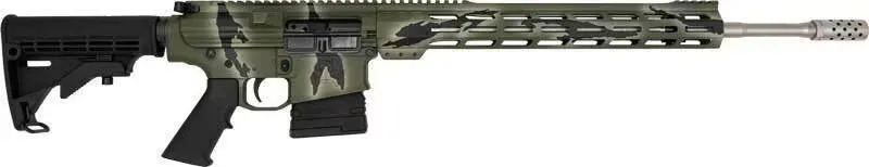 Great Lakes Firearms GL1065SS P-GRN AR10 Rifle 6.5 Creedmoor 20" S/S Barrel10rdPursuit Green Camo - Complete Rifle - view 1